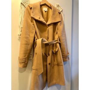 Ann Taylor Loft Camel Long Coat